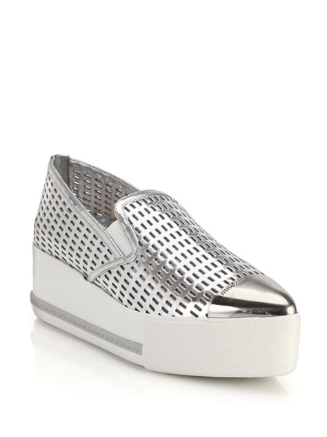 miu miu metallic cap toe skate sneakers|Best 25+ Deals for Miu Miu Cap Toe Sneakers .